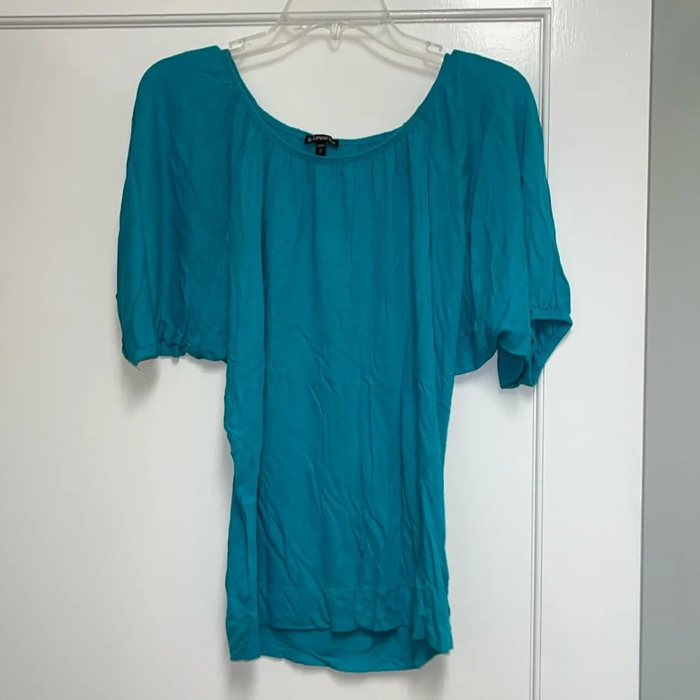 Express turquoise top - Picture 1 of 3